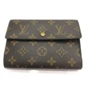 Pre-owned Canvas wallets Louis Vuitton Vintage , Brown , Dames