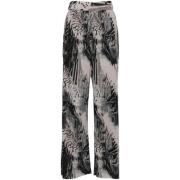 Abstract Print Geplooide Broek Beige Grijs Henrik Vibskov , Multicolor...