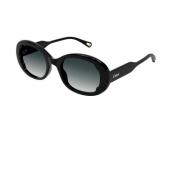 Elegante zonnebril met UV-bescherming Chloé , Black , Dames