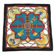 Pre-owned Silk scarves Hermès Vintage , Multicolor , Dames