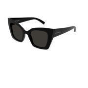Moderne Elegante Vrouwelijke Zonnebril Zwart Cat Eye Saint Laurent , B...