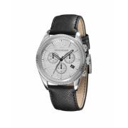 Roestvrij Stalen Quartz Herenhorloge Emporio Armani , Gray , Heren