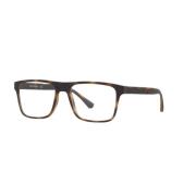 Matte Havana zonnebril met transparante lenzen Emporio Armani , Brown ...