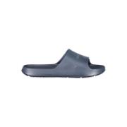 Blauwe Polyethyleen Pantoffels Druk Logo Carrera , Blue , Heren