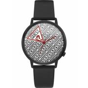 Roestvrijstalen kwarts herenhorloge Guess , Black , Heren