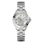 Dameshorloge van roestvrij staal Guess , Gray , Dames