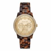 Gouden Dameskwarts Horloge Resin Band Michael Kors , Yellow , Dames