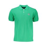 Groen Katoenen Poloshirt met Korte Mouwen North Sails , Green , Heren