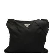 Pre-owned Leather prada-bags Prada Vintage , Black , Dames