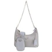 Pre-owned Fabric prada-bags Prada Vintage , White , Dames