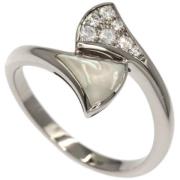 Pre-owned White Gold rings Bvlgari Vintage , Gray , Dames