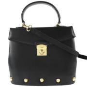 Pre-owned Fabric handbags Salvatore Ferragamo Pre-owned , Black , Dame...