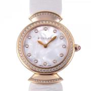 Pre-owned Metal watches Bvlgari Vintage , White , Dames