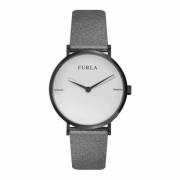 Elegante Dameshorloge van Roestvrij Staal Furla , Gray , Dames