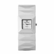 Wit Keramisch Dameshorloge Quartz Emporio Armani , White , Dames