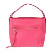 Pre-owned Fabric handbags Salvatore Ferragamo Pre-owned , Pink , Dames