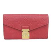 Pre-owned Canvas wallets Louis Vuitton Vintage , Pink , Dames