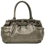 Pre-owned Fabric handbags Salvatore Ferragamo Pre-owned , Gray , Dames