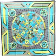 Pre-owned Silk scarves Hermès Vintage , Multicolor , Dames