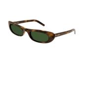 557 Zonnebril in Havana Shade Saint Laurent , Brown , Dames