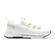 Sportschoenen met logo Versace Jeans Couture , White , Dames