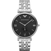 Roestvrijstalen uniseks kwarts horloge Emporio Armani , Gray , Unisex