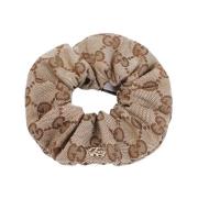 Bright Chou Scrunchie Gucci , Beige , Dames