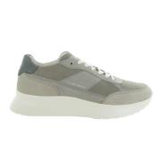 Taupe Nubuck Jet Runner Sneakers Filling Pieces , Beige , Heren