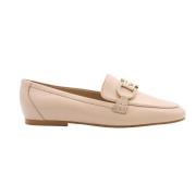 Klassieke Leren Mocassin Schoenen Guess , Beige , Dames