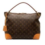 Pre-owned Canvas handbags Louis Vuitton Vintage , Brown , Dames