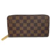 Pre-owned Canvas wallets Louis Vuitton Vintage , Brown , Dames