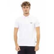Trend Zwart Katoenen Polo Shirt Baldinini , White , Heren