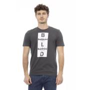 Stijlvol Grijs Katoenen T-shirt Baldinini , Gray , Heren