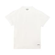 3-Pack Wit T-shirt Set Jil Sander , White , Heren