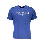 Bedrukt Logo T-shirt North Sails , Blue , Heren