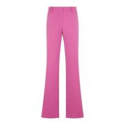 Paarse Wol Flared Broek Magda Butrym , Pink , Dames