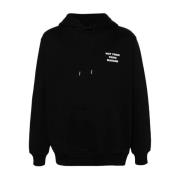 Zwarte Sweatshirt Aw24 Herenmode Drole de Monsieur , Black , Heren