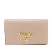 Pre-owned Fabric wallets Prada Vintage , Beige , Dames