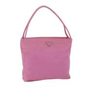 Pre-owned Nylon prada-bags Prada Vintage , Pink , Dames