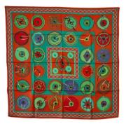 Pre-owned Silk scarves Hermès Vintage , Multicolor , Dames