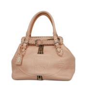 Pre-owned Leather totes Fendi Vintage , Pink , Dames