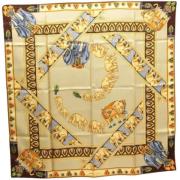 Pre-owned Silk scarves Cartier Vintage , Multicolor , Dames