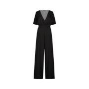 Elegante Zwarte Jumpsuit Nathi Luxury , Black , Dames