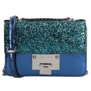 Pre-owned Fabric shoulder-bags Jimmy Choo Pre-owned , Blue , Dames