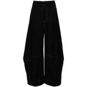 Zwarte Dusk Baggy Broek Henrik Vibskov , Black , Dames