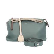 Pre-owned Leather shoulder-bags Fendi Vintage , Green , Dames