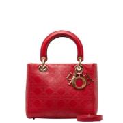 Pre-owned Fabric dior-bags Dior Vintage , Red , Dames