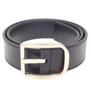 Pre-owned Leather belts Gucci Vintage , Black , Dames