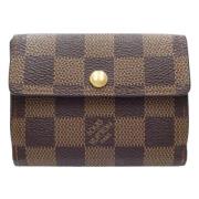 Pre-owned Canvas wallets Louis Vuitton Vintage , Brown , Dames