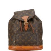 Pre-owned Canvas louis-vuitton-bags Louis Vuitton Vintage , Brown , Da...